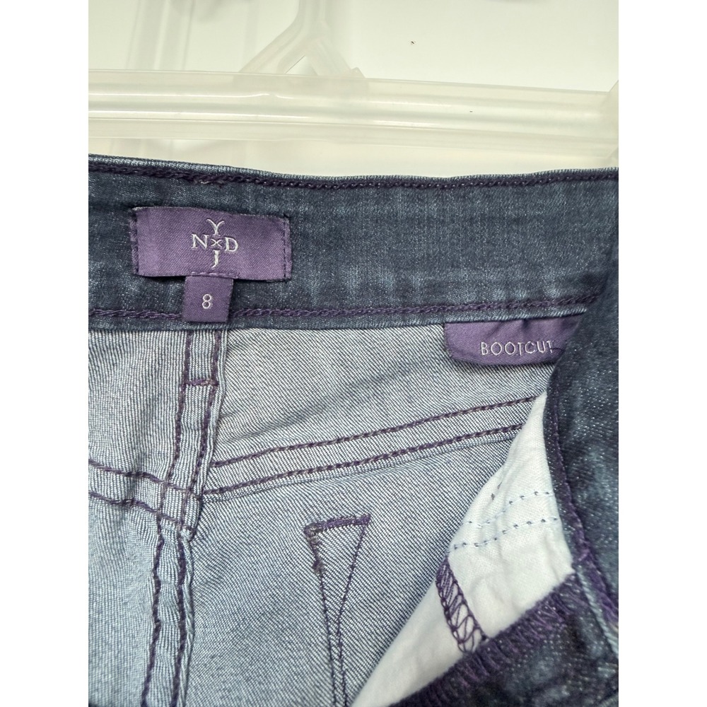 NYDJ Dark Wash Bootcut Jeans Stretch Denim Western Casual Trendy Women's Size 8